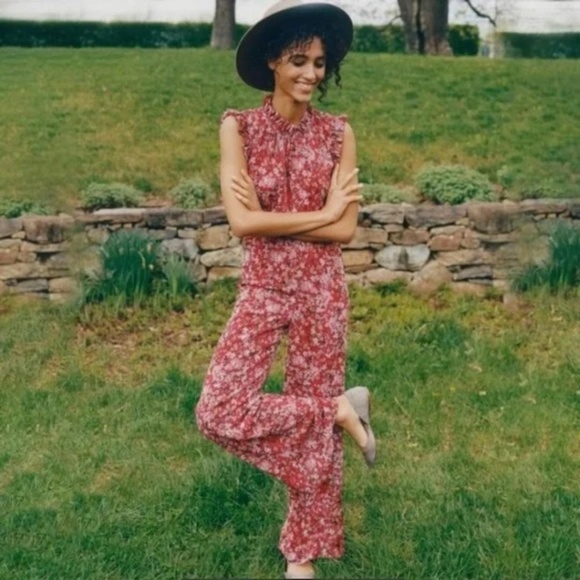 ALI & JAY Pants - Ali & Jay Anthropologie Troubadour Floral Jumpsuit